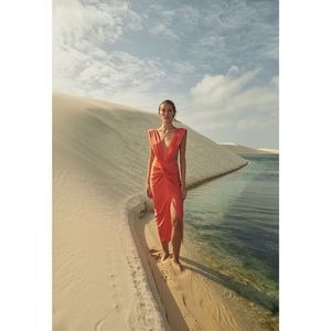 BAOBAB INTERNATIONAL Mia Dress in Sandia SMALL $290